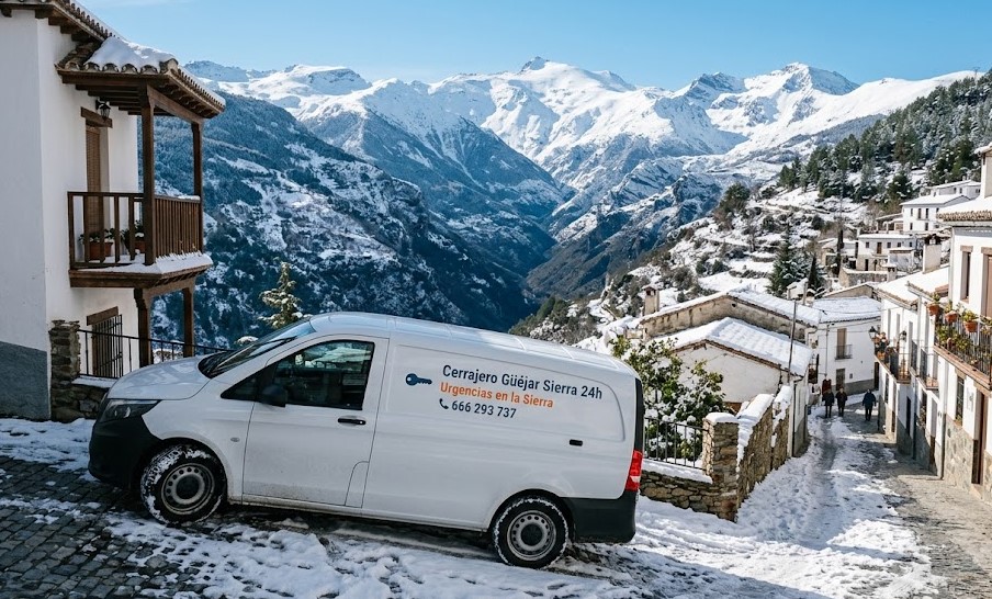 Furgoneta Cerrajero Güéjar Sierra Granada 24h